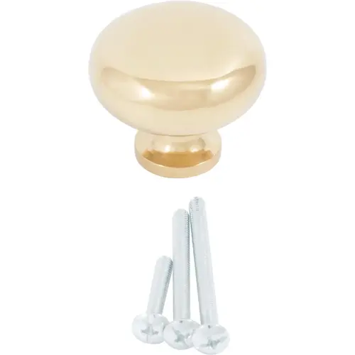 1-1/2" Bi-Fold Knob - Polished Brass