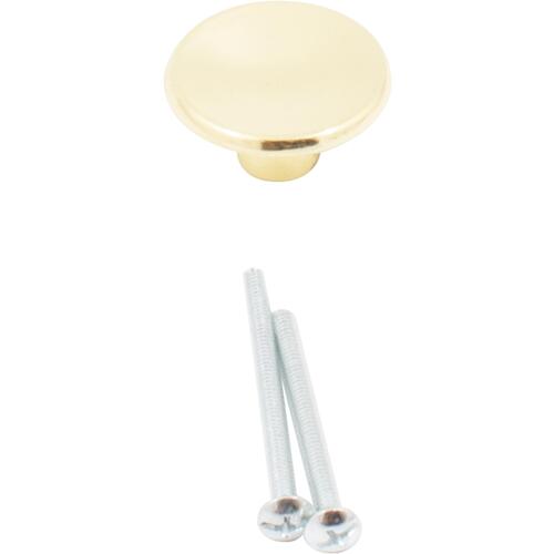 1-1/2" Flat Bi-Fold Knob - Polished Brass