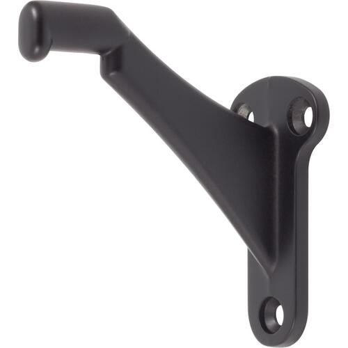 Heavy-Duty Handrail Bracket - Matte Black