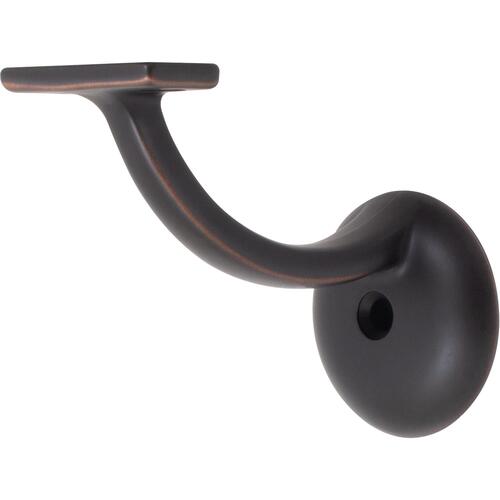 Heavy-Duty Extended Handrail Bracket - Vintage Bronze