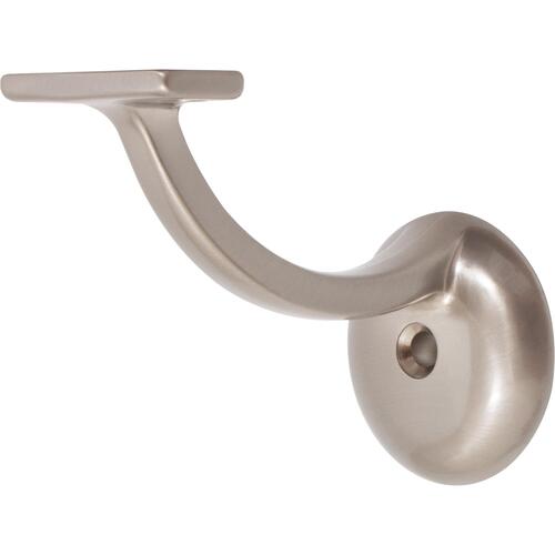 Heavy-Duty Extended Handrail Bracket - Satin Nickel