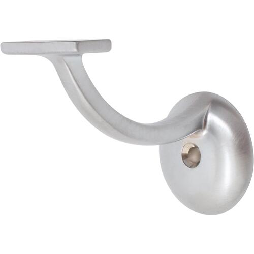 Heavy-Duty Extended Handrail Bracket - Satin Chrome