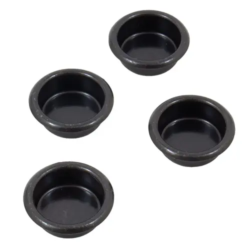 3/4" Finger Pull - 4 of pack - Matte Black