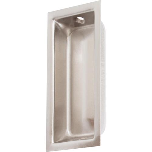 Large Rectangular Flush Pull - Satin Nickel