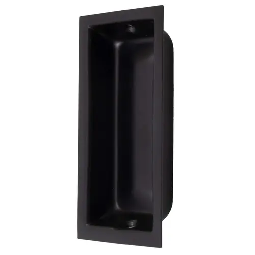 Large Rectangular Flush Pull - Matte Black