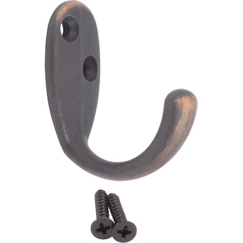 Single Robe Hook - Vintage Bronze