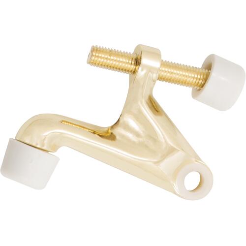 Heavy-Duty Hinge Pin Stop - Polished Brass