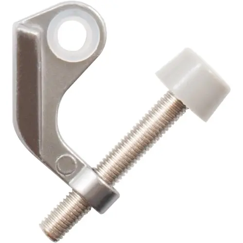 Door Protector Hinge Pin Stop - Satin Chrome