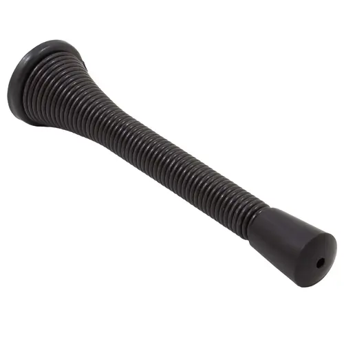 4" Heavy-Duty Spring Door Stop - Oil-Rubbed Bronze