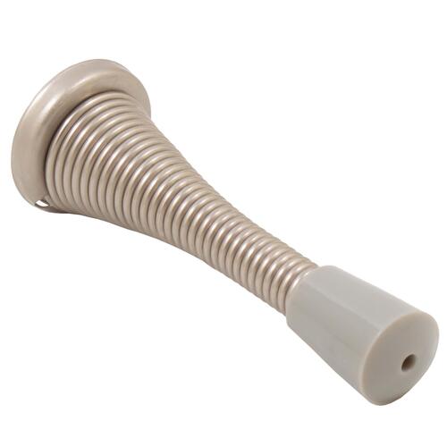 2-3/4" Heavy-Duty Spring Stop - Satin Nickel