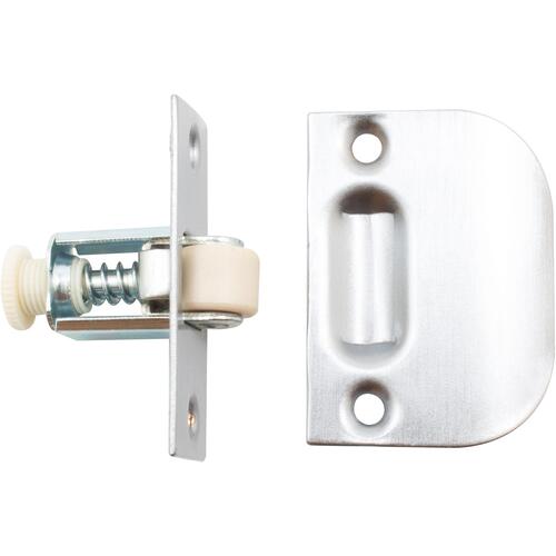 Roller Catch - Satin Chrome