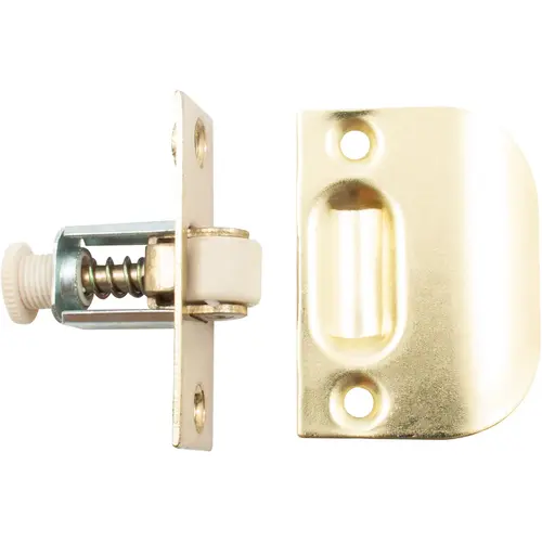 Roller Catch - Polished Brass