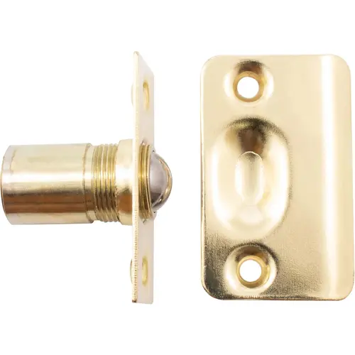 Dual Adjust SC Ball Catch - Polished Brass