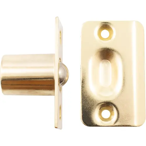 Single Adjust SC Ball Catch - Polished Brass