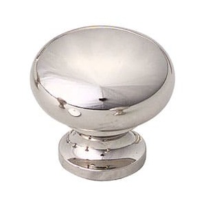 Schaub 706-PN 1-1/4" Country Traditional Cabinet Knob Polished Nickel Finish