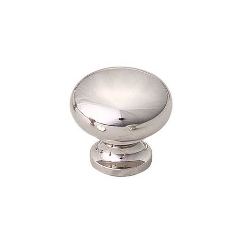1-1/4" Country Traditional Cabinet Knob Polished Nickel Finish