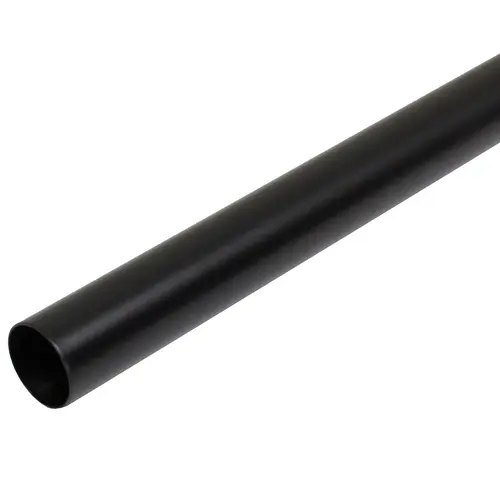 6 Stainless Shower Rod - Matte Black