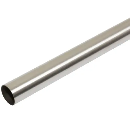 6 Stainless Shower Rod - Satin Stainless Steel