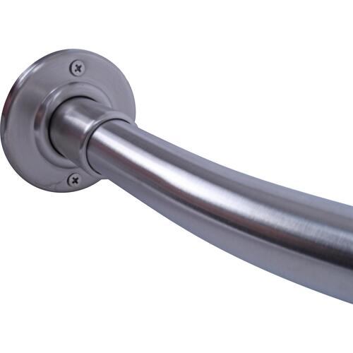 Essential 5' Curved Shower Rod - Polished Stainless Steel