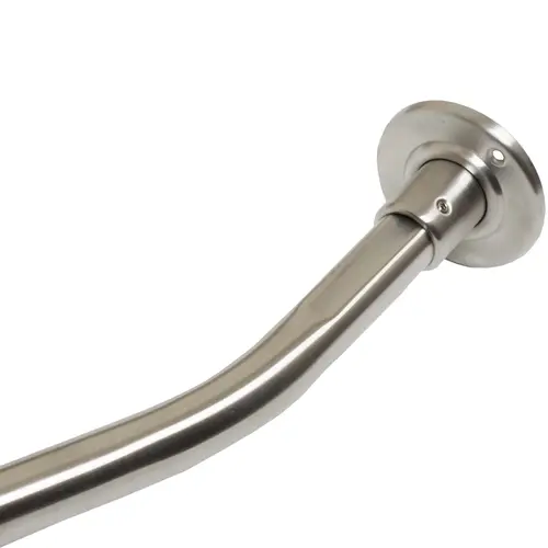 Essential 5' Curved Shower Rod - Satin Stainless Steel