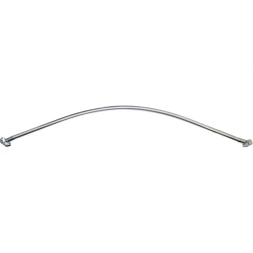 Standard 5' Curved Shower Rod - Polished Stainless Steel