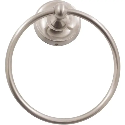 Portland Towel Ring - Satin Nickel