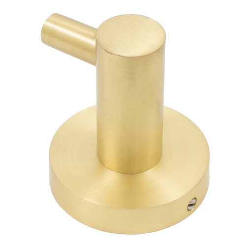 Zurich Robe Hook - Satin Brass