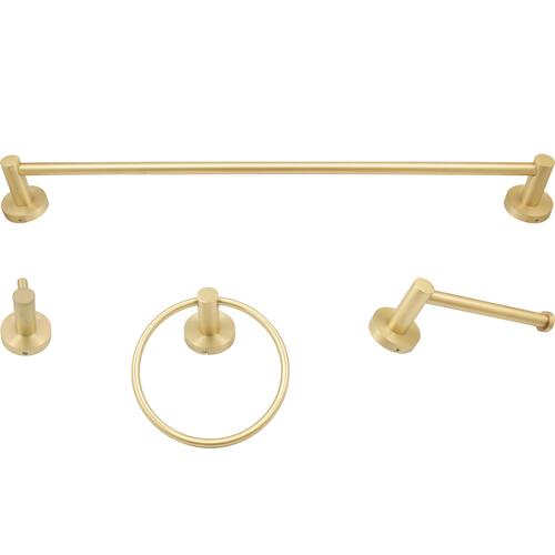 Zurich 4-Piece Set - Satin Brass