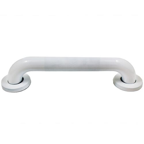 Knurled 24" Grab Bar - White