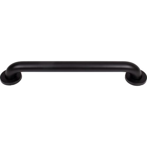 Knurled 18" Grab Bar - Matte Black