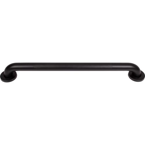 Knurled 24" Grab Bar - Matte Black