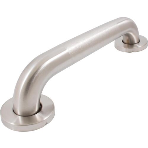 Peened 12" Grab Bar - Satin Stainless Steel