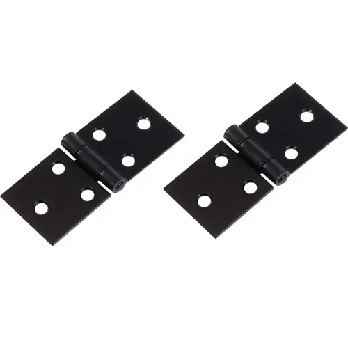 1-1/2" Back Flap Hinge - pack of 2 - Matte Black