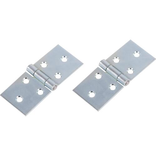 1-1/2" Back Flap Hinge - pack of 2 - Zinc Plated