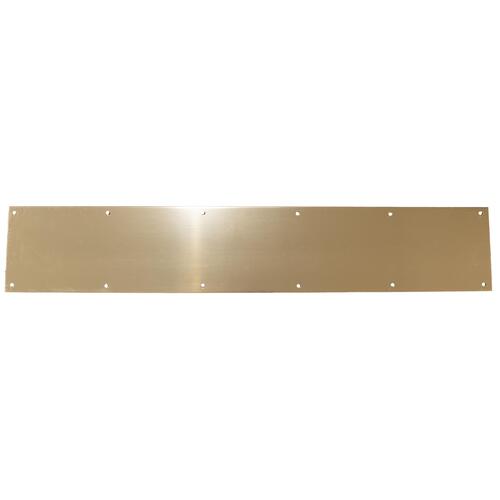 6" x 34" Kick Plate - Antique Brass