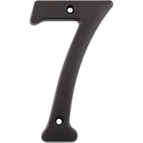 4" Heavy-Duty House Number 7 - Oil-Rubbed Bronze