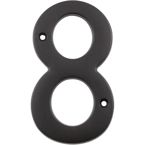 4" Heavy-Duty House Number 8 - Oil-Rubbed Bronze