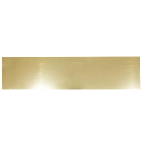 8" x 34" Magnetic Kick Plate - Brass Tone