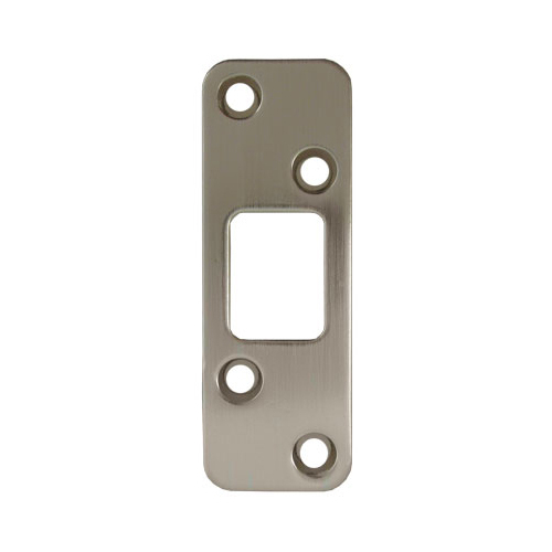 Stone Harbor Hardware 53223-15 3-5/8" x 1-1/4" RC Deadbolt Strike - Satin Nickel