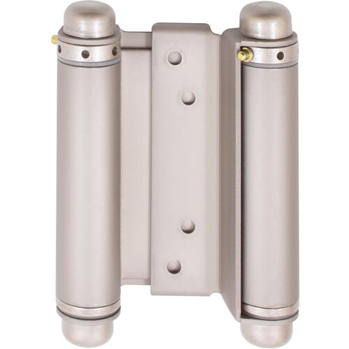 4" Heavy-Duty Double Acting Spring Hinge - Satin Nickel