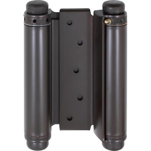 Stone Harbor Hardware 56505-10B 5" Heavy-Duty Double Acting Spring Hinge - Oil-Rubbed Bronze