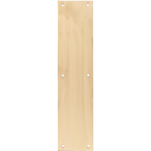 Stone Harbor Hardware 58200-3 3-1/2" x 15" Push Plate - Polished Brass