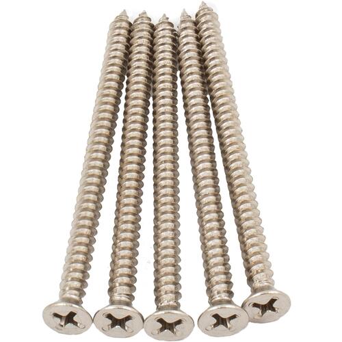 Stone Harbor Hardware 5920-15 #9 x 2-3/4" Hinge Screws - pack of 100 - Satin Nickel