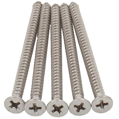 Stone Harbor Hardware 5920-32D #9 x 2-3/4" Hinge Screws - pack of 100 - Satin Stainless Steel