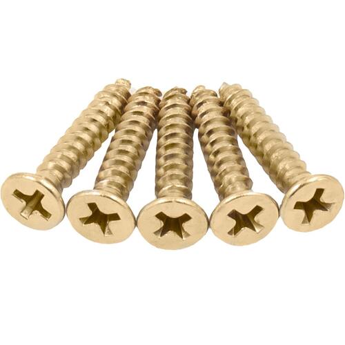 Stone Harbor Hardware 5951-3 #9 x 1" Hinge Screws - pack of 800 - Brass