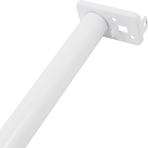 Stone Harbor Hardware 7221-WH 18" - 30" Adjustable Closet Pole - White