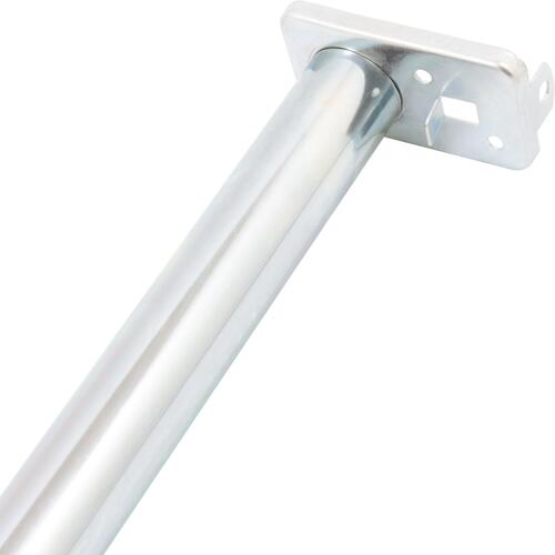 Stone Harbor Hardware 7223-BZ 48" - 72" Adjustable Closet Pole - Bright Zinc