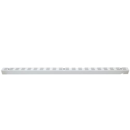 Stone Harbor Hardware 76001-WH 25" Heavy-Duty Double Track Wall Standard - White