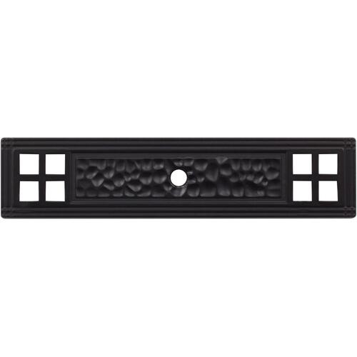 Stone Harbor Hardware 9413-19 Arts & Crafts Backplate for 9411 Knob - Matte Black