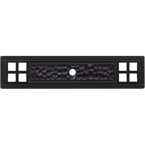 Stone Harbor Hardware 9413-19 Arts & Crafts Backplate for 9411 Knob - Matte Black
